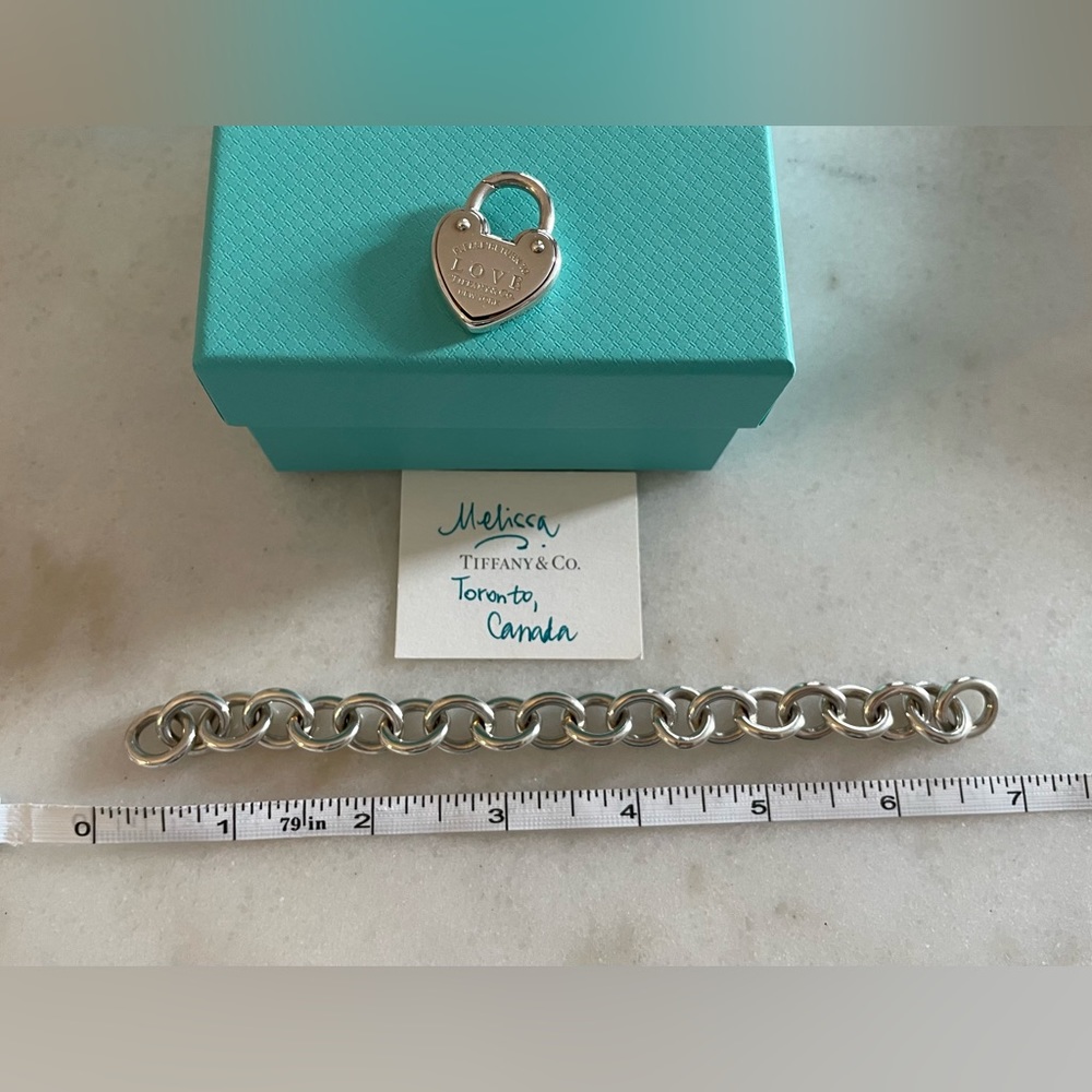 Tiffany Return To Love Lock XL link bracelet - Picture 4 of 8